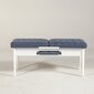 Penkki Kalune Design 869(I), valkoinen/sininen hinta ja tiedot | Ruokapöydän tuolit | hobbyhall.fi