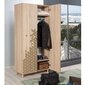 Vaatekaappi Kalune Design Wardrobe 863 (I), 90 cm, tammi/keltainen hinta ja tiedot | Kaapit | hobbyhall.fi