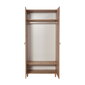 Vaatekaappi Kalune Design Wardrope 869 (IV), 90 cm, tammi/vihreä hinta ja tiedot | Kaapit | hobbyhall.fi