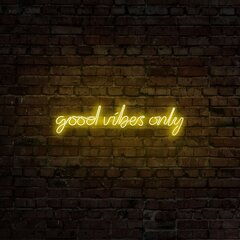 Good Vibes Only -seinävalaisin, 79 x 20 x 2 cm hinta ja tiedot | Seinävalaisimet | hobbyhall.fi