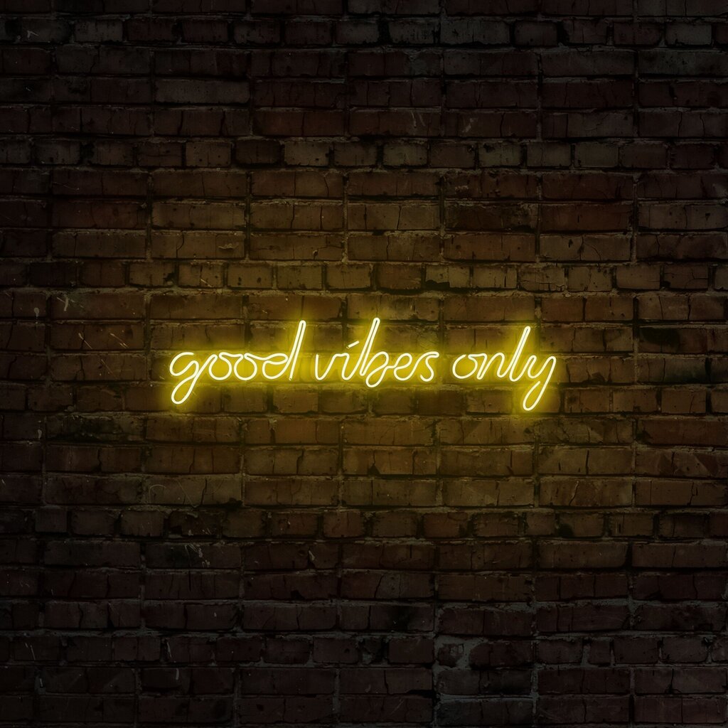 Good Vibes Only -seinävalaisin, 79 x 20 x 2 cm hinta ja tiedot | Seinävalaisimet | hobbyhall.fi