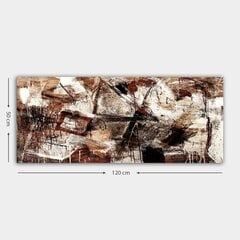 Sisustustaulu Abstrakti kuvio, 30 x 80 cm hinta ja tiedot | Taulut | hobbyhall.fi