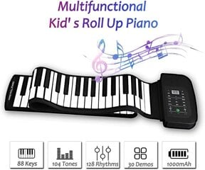 PB88 silikoni kannettava elektroninen piano hinta ja tiedot | Kehittävät lelut | hobbyhall.fi