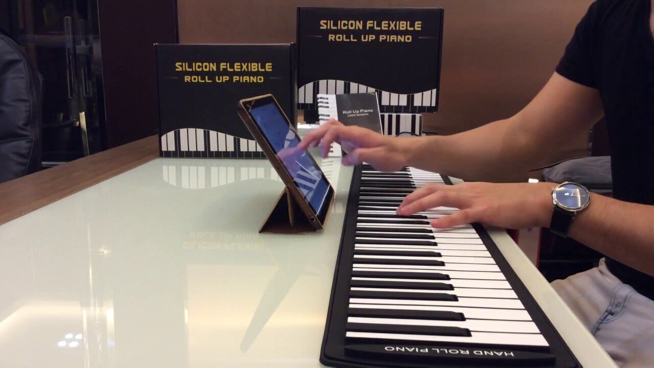 PB88 silikoni kannettava elektroninen piano hinta ja tiedot | Kehittävät lelut | hobbyhall.fi