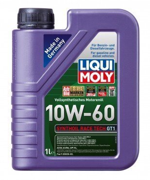 Liqui Moly moottoriöljy Synthoil Race Tech GT1 10W-60 hinta ja tiedot | Moottoriöljyt | hobbyhall.fi