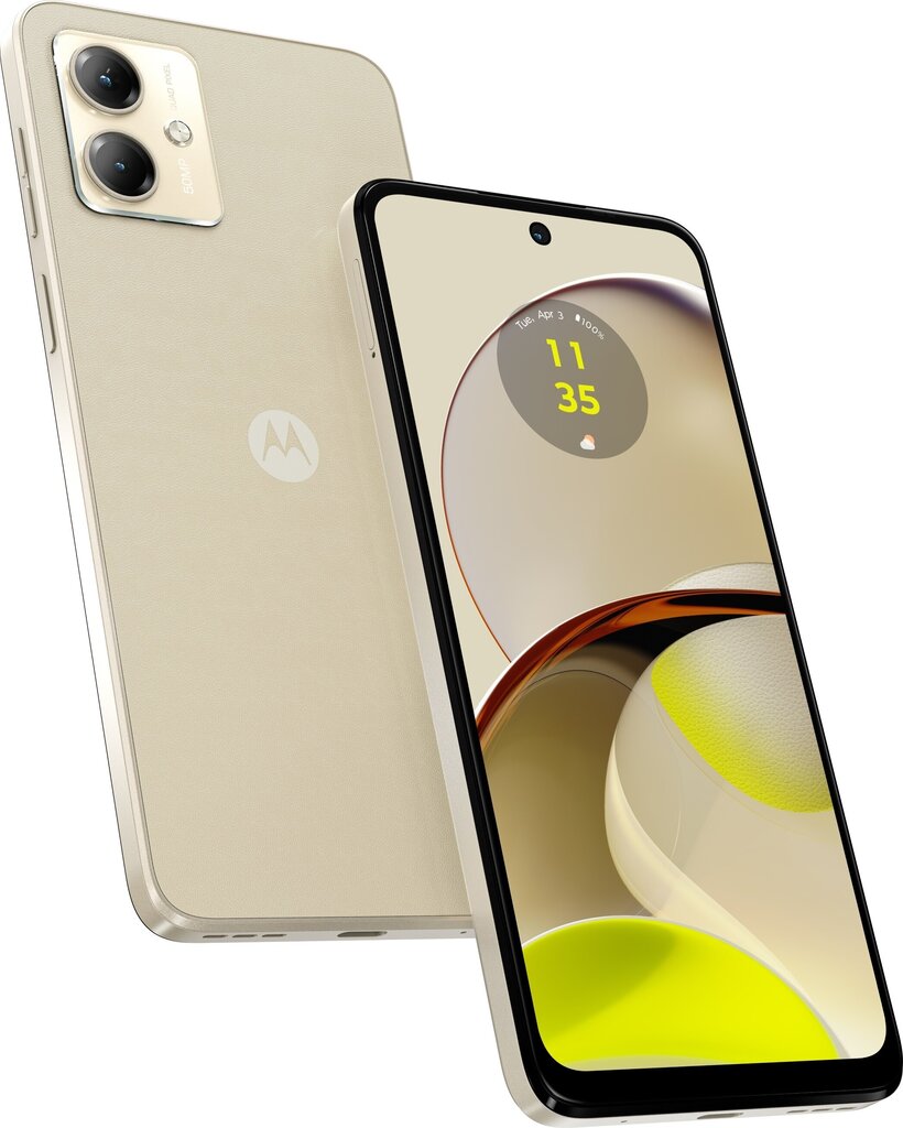 Motorola Moto G14 4/128GB Butter Cream hinta ja tiedot | Matkapuhelimet | hobbyhall.fi