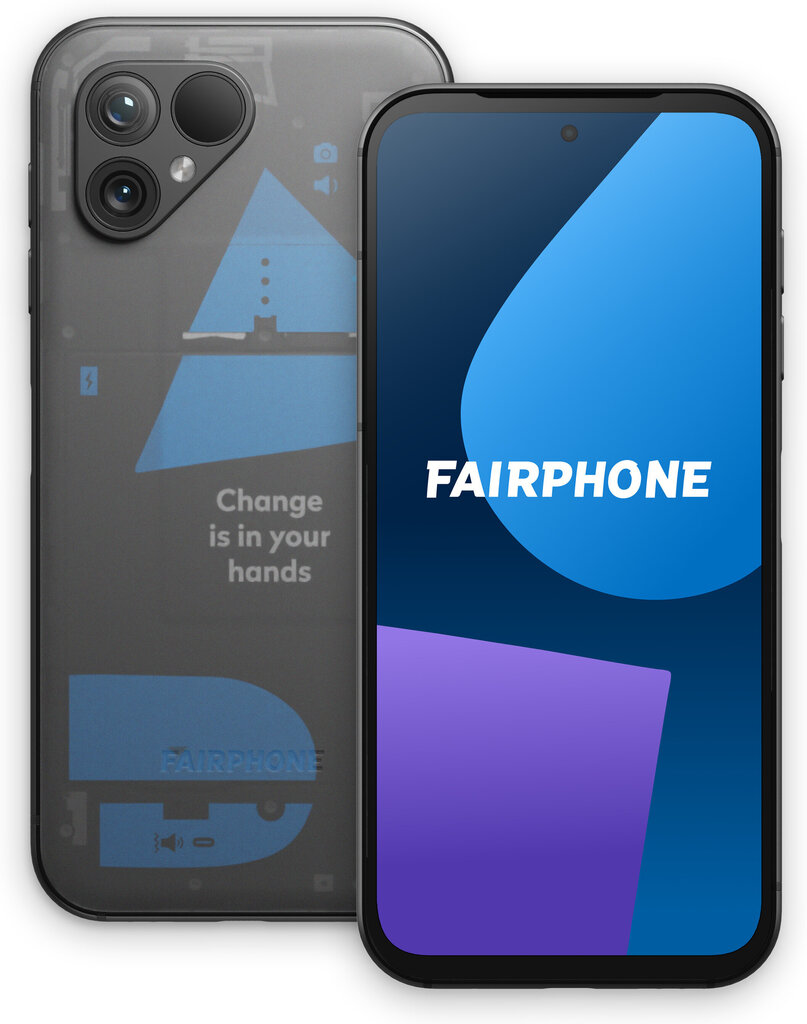 Fairphone 5 5G 8/256GB Transparent hinta ja tiedot | Matkapuhelimet | hobbyhall.fi