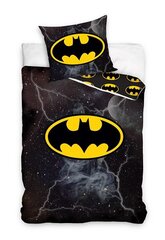 Vuodevaatesetti Batman 150 x 210 cm, tyynyliina 50 x 60 hinta ja tiedot | Vuodevaatteet lapsille | hobbyhall.fi