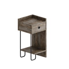 Yöpöytä Asir, 32x61x30cm, ruskea hinta ja tiedot | Yöpöydät | hobbyhall.fi