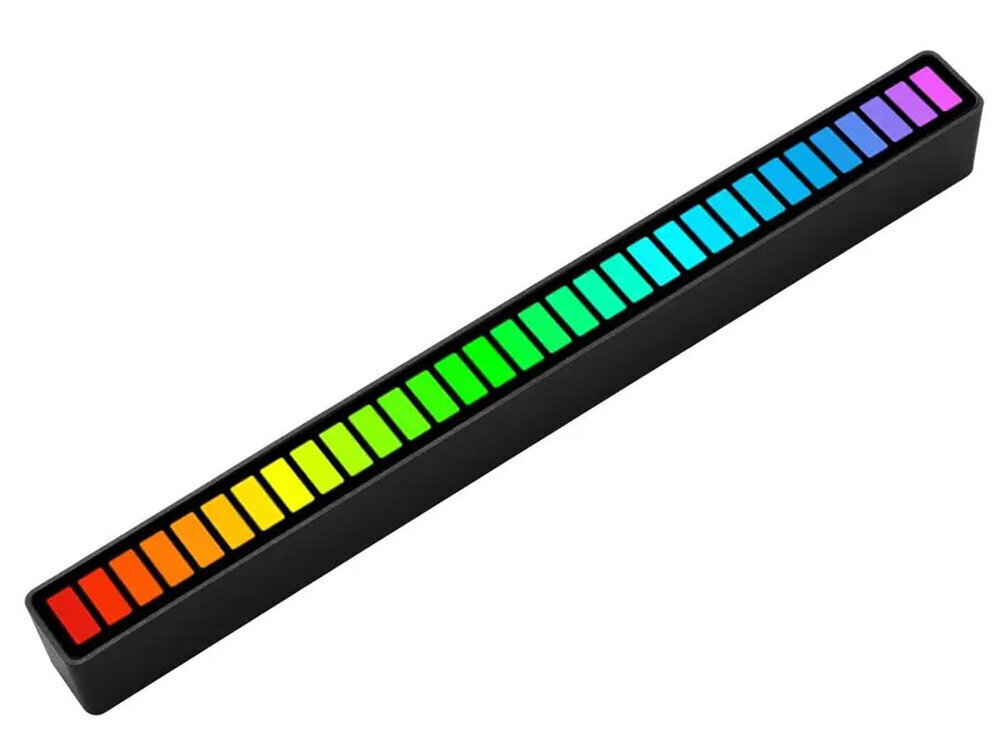 RGB USB LED -ääniherkkä ladattava monivärinen valo hinta ja tiedot | Pöytävalaisimet | hobbyhall.fi