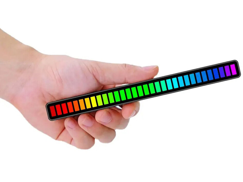 RGB USB LED -ääniherkkä ladattava monivärinen valo hinta ja tiedot | Pöytävalaisimet | hobbyhall.fi