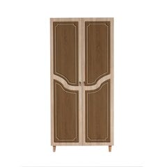 Vaatekaappi Kalune Design Wardrope 869 (IV), 90 cm, ruskea/tammi hinta ja tiedot | Kaapit | hobbyhall.fi