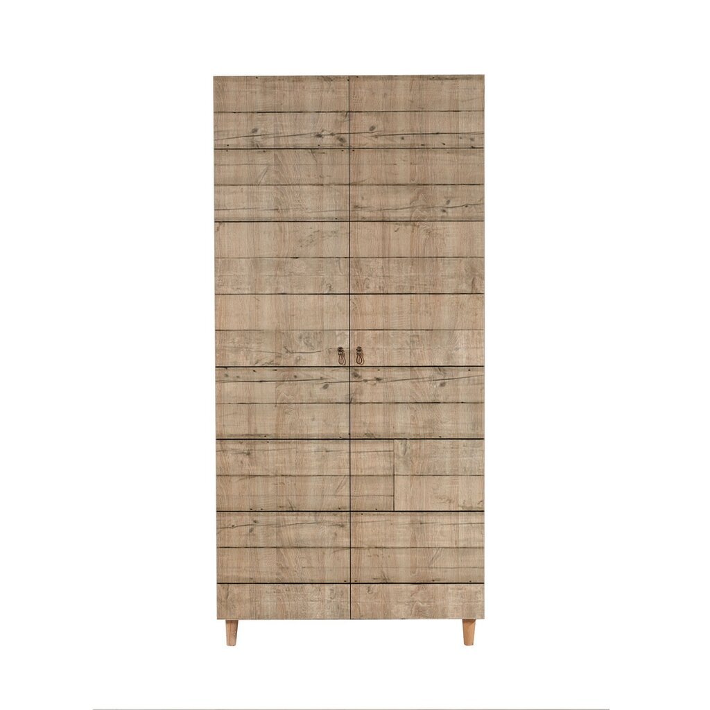 Vaatekaappi Kalune Design Wardrope 863 (I), 90 cm, tammi hinta ja tiedot | Kaapit | hobbyhall.fi