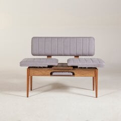 Penkki Kalune Design 869, ruskea/vaaleanharmaa hinta ja tiedot | Ruokapöydän tuolit | hobbyhall.fi