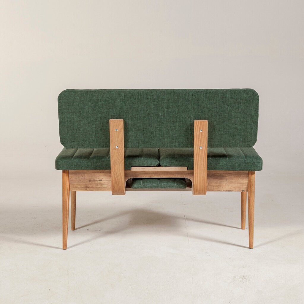 Penkki Kalune Design 869, vihreä/beige hinta ja tiedot | Ruokapöydän tuolit | hobbyhall.fi