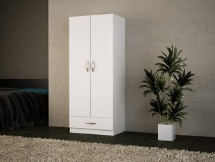 Vaatekaappi Kalune Design Wardrobe 731, 60 cm, valkoinen hinta ja tiedot | Kaapit | hobbyhall.fi