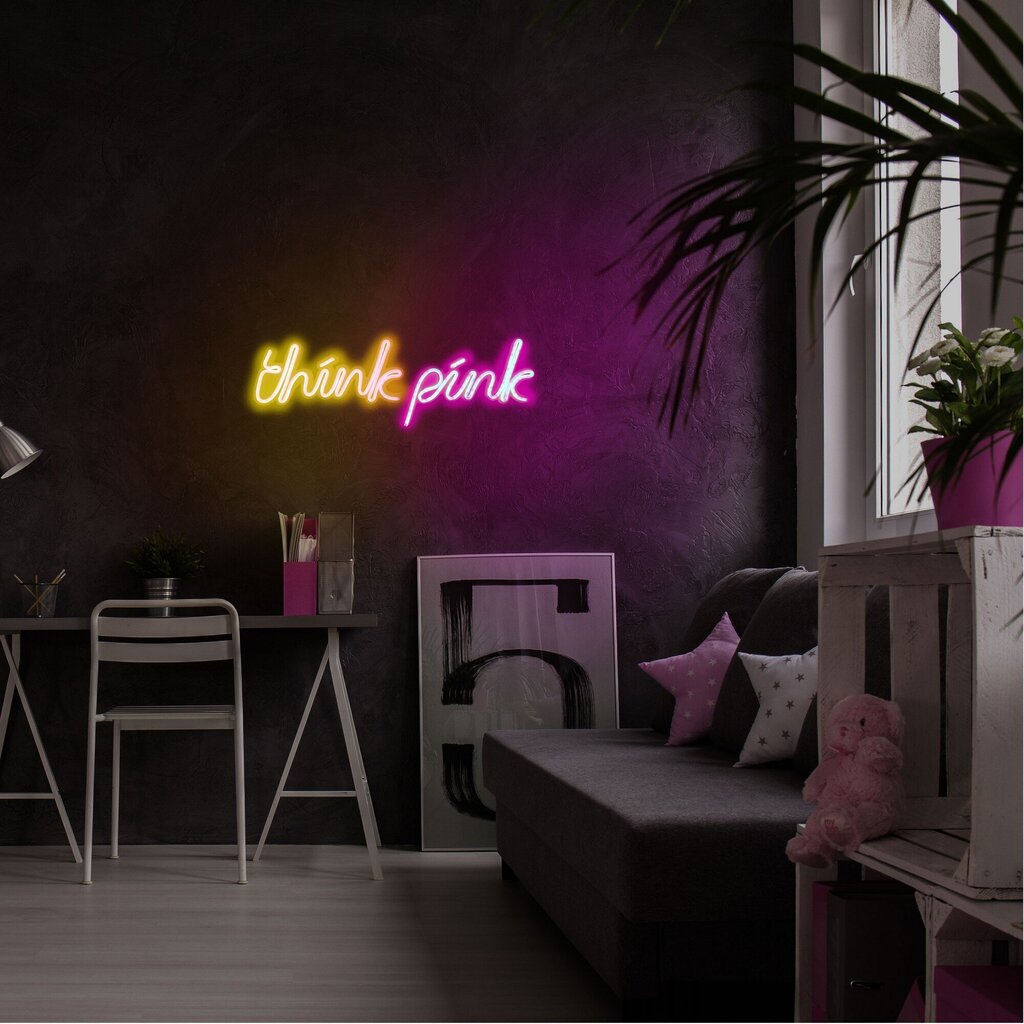 Seinävalaisin Think Pink hinta ja tiedot | Seinävalaisimet | hobbyhall.fi