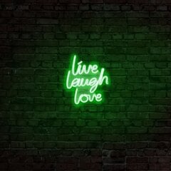 Seinävalaisin Live Laugh Love hinta ja tiedot | Seinävalaisimet | hobbyhall.fi