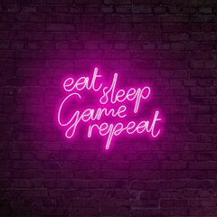 Seinävalaisin Eat Sleep Game Repeat hinta ja tiedot | Seinävalaisimet | hobbyhall.fi