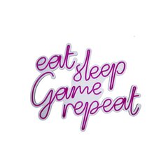 Seinävalaisin Eat Sleep Game Repeat hinta ja tiedot | Seinävalaisimet | hobbyhall.fi