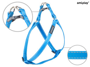 Säädettävät Valjaat Ami Play Harness Heijastava, sininen, XL 50-95x2,5 cm hinta ja tiedot | Koiran valjaat ja kaulapannat | hobbyhall.fi
