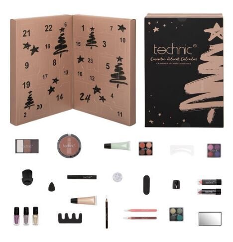 Technic Advent kauneusjoulukalenteri hinta ja tiedot | Silmämeikit | hobbyhall.fi