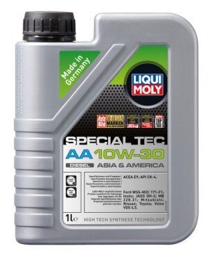Liqui Moly moottoriöljy Special Tec AA 10W-30, 4l hinta ja tiedot | Moottoriöljyt | hobbyhall.fi