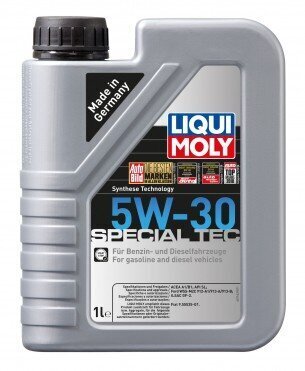 Liqui Moly moottoriöljy Special Tec 5W-30, 1l hinta ja tiedot | Moottoriöljyt | hobbyhall.fi