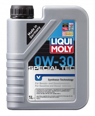 Liqui Moly moottoriöljy Special Tec V 0W-30, 5l hinta ja tiedot | Moottoriöljyt | hobbyhall.fi