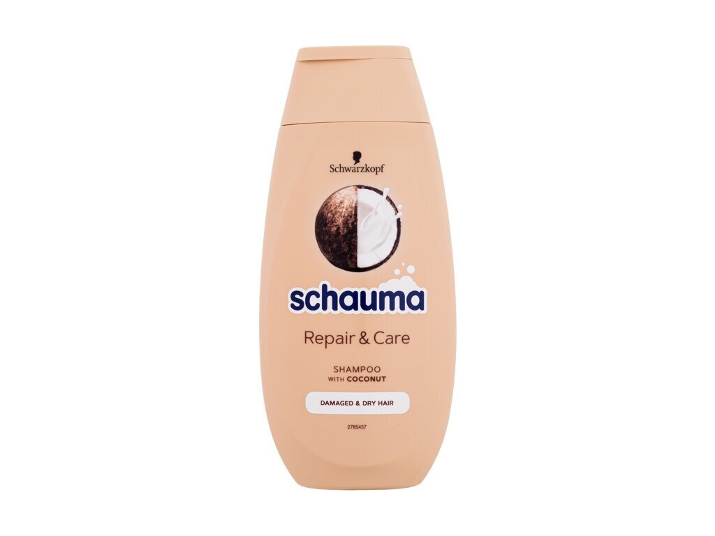 Shampoo Schwarzkopf Schauma Repair & Care, 250 ml hinta ja tiedot | Shampoot | hobbyhall.fi