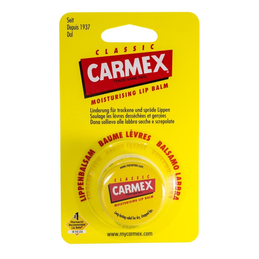 Carmex pot - huulirasva hinta ja tiedot | Huulipunat, huulikiillot ja huulirasvat | hobbyhall.fi