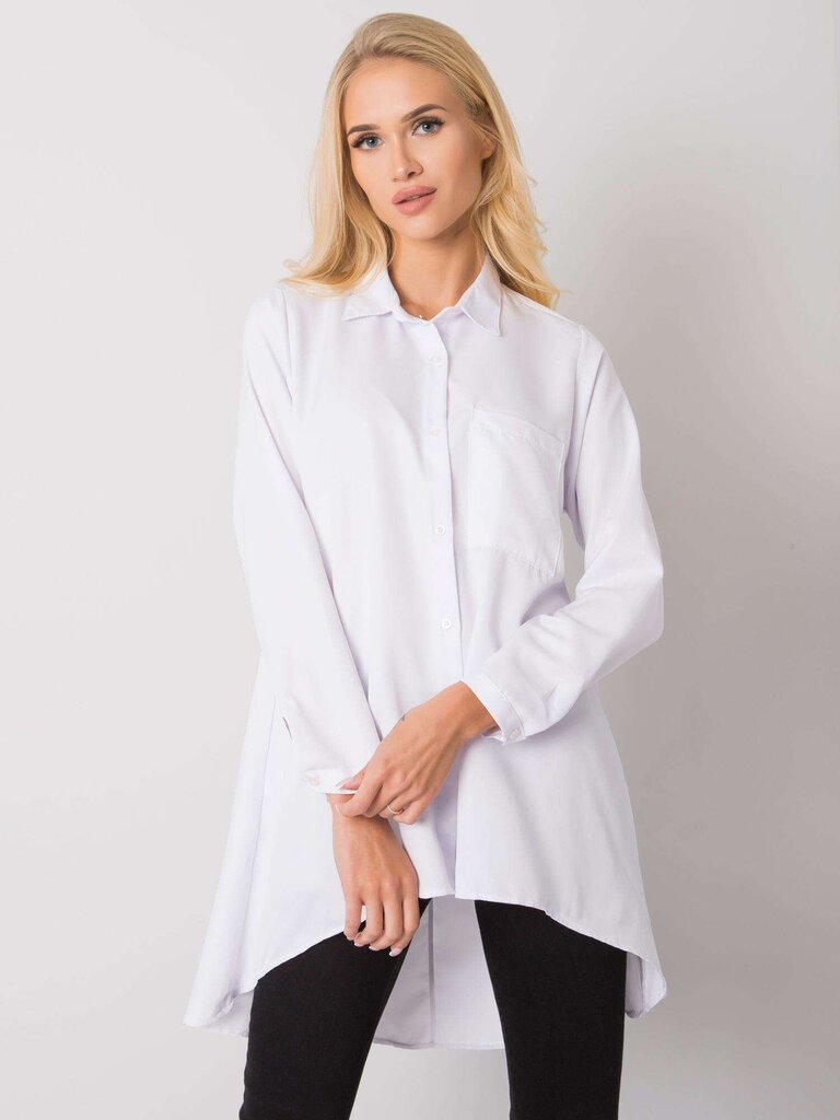 Valkoinen paita, jossa pidempi selkä hinta ja tiedot | Naisten paidat | hobbyhall.fi
