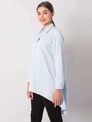 Vaaleansininen paita, jossa pidempi selkä hinta ja tiedot | Naisten paidat | hobbyhall.fi