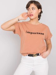 t-paita, jossa kirjailtu teksti hinta ja tiedot | Naisten paidat | hobbyhall.fi