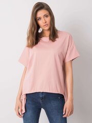 RUE PARIS Vaaleanpunainen t-paita, jossa pidempi selkä hinta ja tiedot | Naisten paidat | hobbyhall.fi