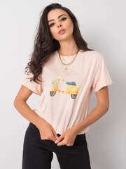 Puuvillainen t-paita printillä hinta ja tiedot | Naisten paidat | hobbyhall.fi