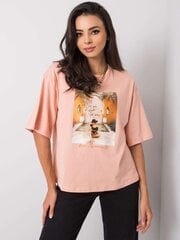 Puuvillainen t-paita printillä hinta ja tiedot | Naisten paidat | hobbyhall.fi