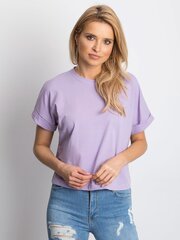 Naisten t-paita vaaleanvioletti hinta ja tiedot | Naisten paidat | hobbyhall.fi