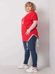 Punainen plus kokoinen pusero, jossa teksti hinta ja tiedot | Naisten paidat | hobbyhall.fi