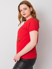 Plus kokoinen punainen pusero kiristysnyörillä hinta ja tiedot | Naisten paidat | hobbyhall.fi