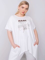 Plus kokoinen valkoinen pusero applikaatioilla hinta ja tiedot | Naisten paidat | hobbyhall.fi