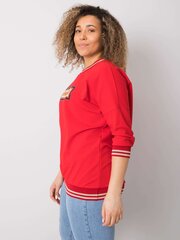 Plus kokoinen punainen puuvillainen collegepaita hinta ja tiedot | Naisten paidat | hobbyhall.fi