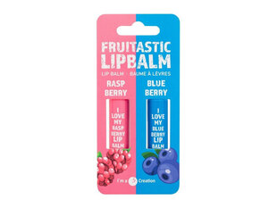 Huulivoide 2K Fruitastic, vadelma, mustikka, 4,2 g hinta ja tiedot | Huulipunat, huulikiillot ja huulirasvat | hobbyhall.fi