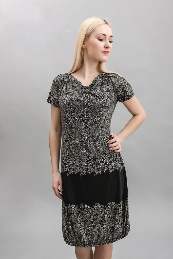 Musta mekko kuvioilla hinta ja tiedot | Mekot | hobbyhall.fi
