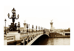 Valokuvatapetti - Aleksanteri III Bridge, Pariisi 450x270 cm hinta ja tiedot | Valokuvatapetit | hobbyhall.fi