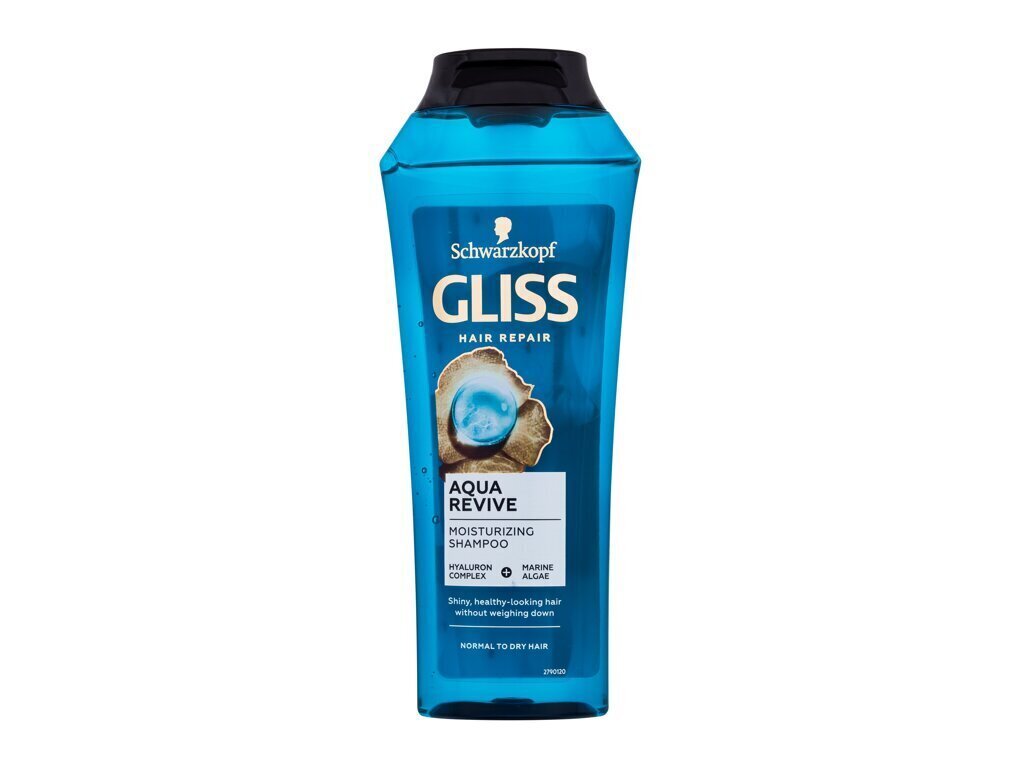 Shampoo Schwarzkopf Gliss Aqua Revive Moisturizing, 250 ml hinta ja tiedot | Shampoot | hobbyhall.fi