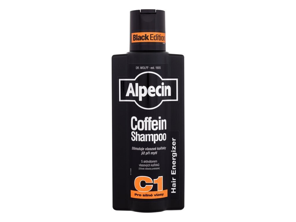 Shampoo oheneville hiuksille Alpecin Caffeine Shampoo C1 miehille, 375 ml hinta ja tiedot | Shampoot | hobbyhall.fi