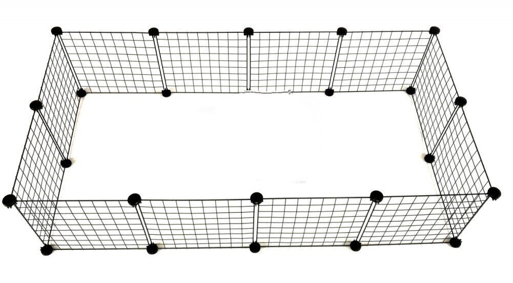 Modulaarinen koiratarha C&C, 145x75x37 cm hinta ja tiedot | Kuljetushäkit ja kuljetuslaatikot | hobbyhall.fi