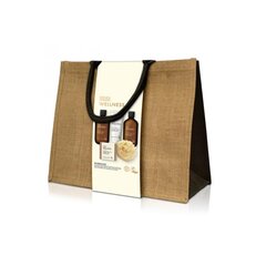 Kosmetiikkasetti Baylis & Harding Wellness Luxury: kylpymaito, 300 ml + vartalopesu, 300 ml + vartalovoide, 130 ml + saippua, 150 g + sieni hinta ja tiedot | Vartalovoiteet ja -emulsiot | hobbyhall.fi