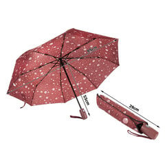 Naisten sateenvarjo, 95 cm, ruskea hinta ja tiedot | Naisten sateenvarjot | hobbyhall.fi